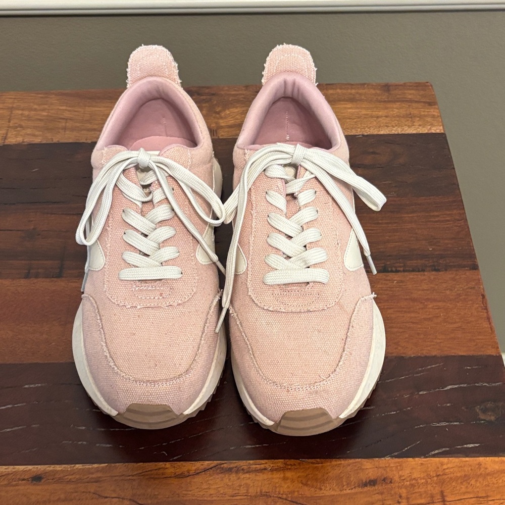 Dolce Vita Pink and White Women's Sneakers